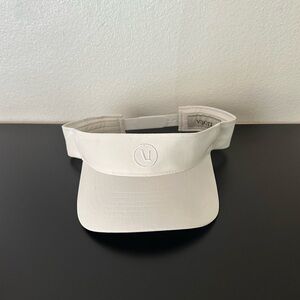 Vuori White Performance Visor Adjustable Athletic Hat